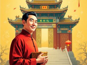 Smiling chinese